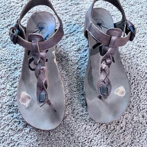 OTBT Brown Braided Sandals